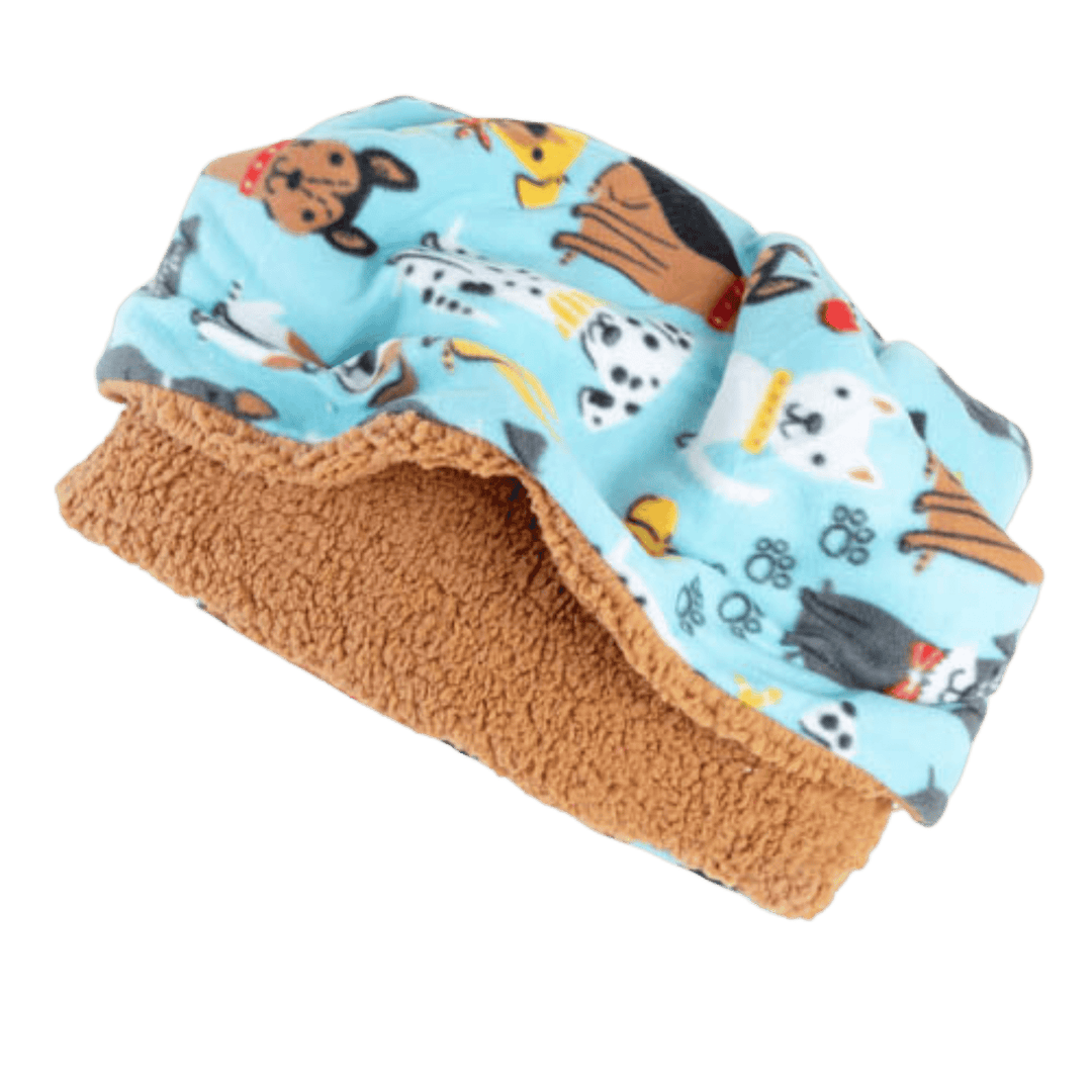 USA Made Pet Bed - Premium Handcrafted Pocket Bed for Dogs + Cats - in Fleece Prints