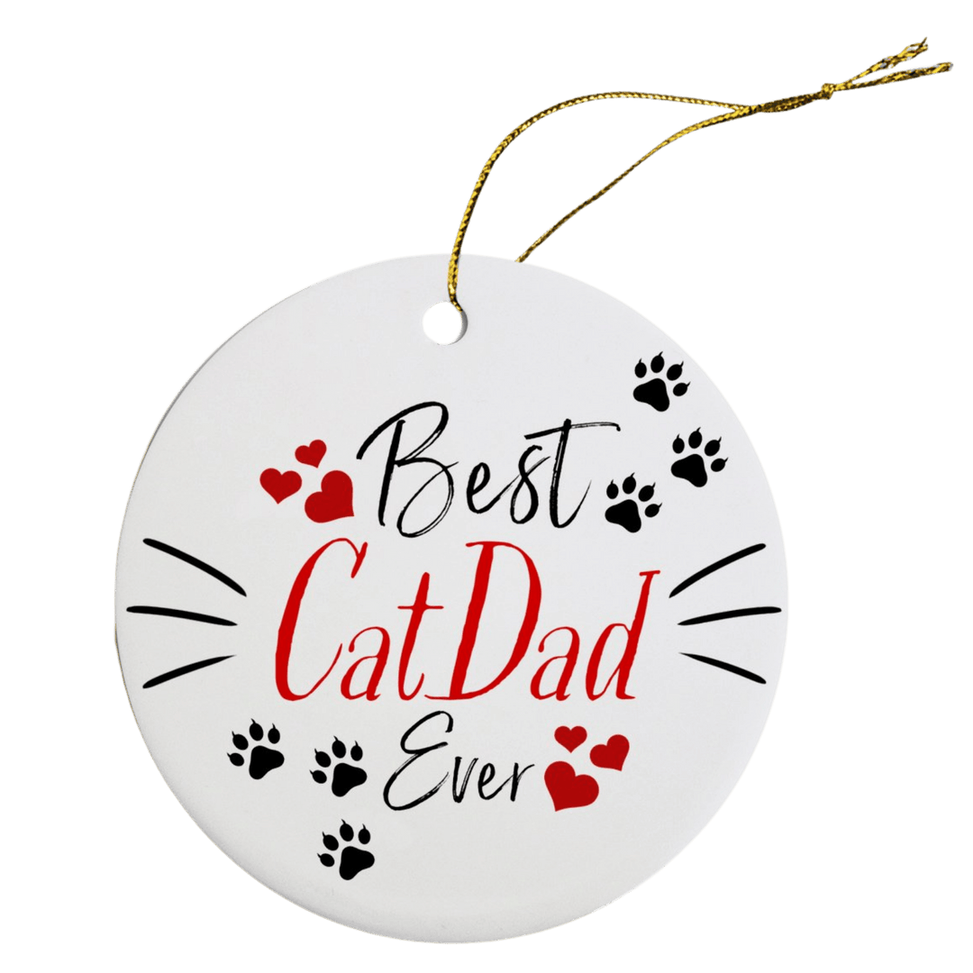 Christmas Collection - USA Printed Christmas Ornament - Best Cat Parent