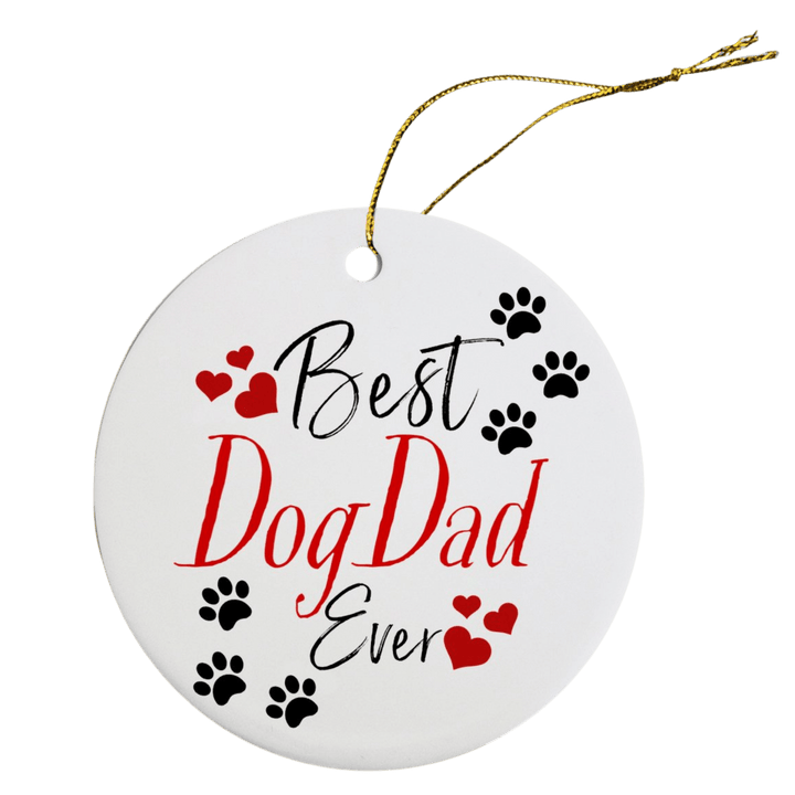 Christmas Collection - USA Printed Christmas Ornament - Best Dog Parent