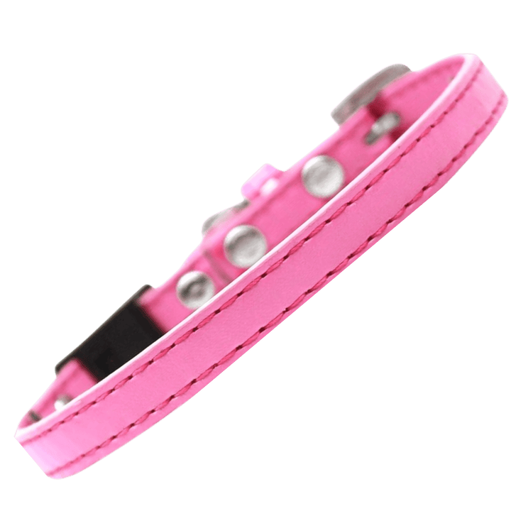 Classic Stitched Puppy & Small Dog Collar in Assorted Colors
