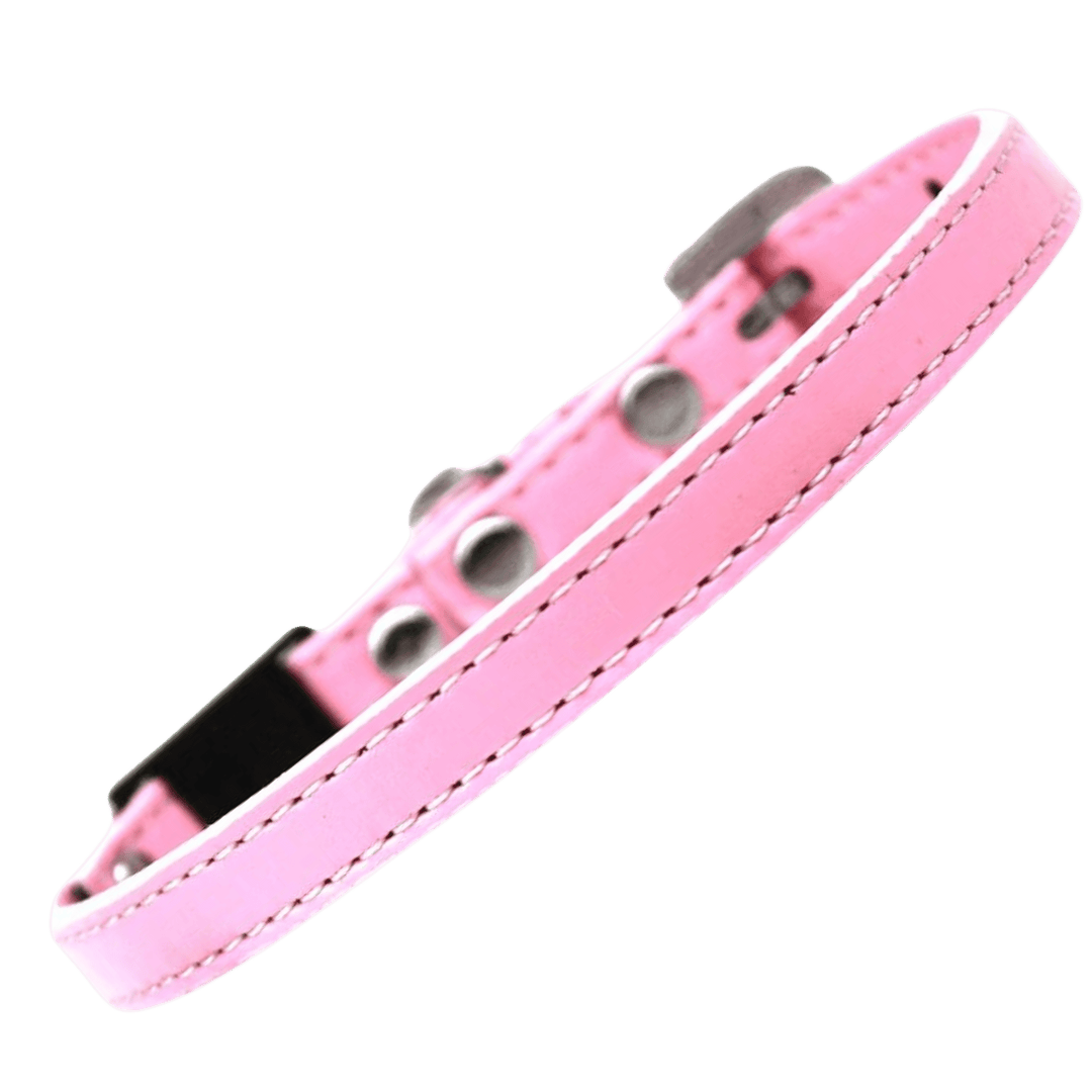 Classic Stitched Puppy & Small Dog Collar in Assorted Colors