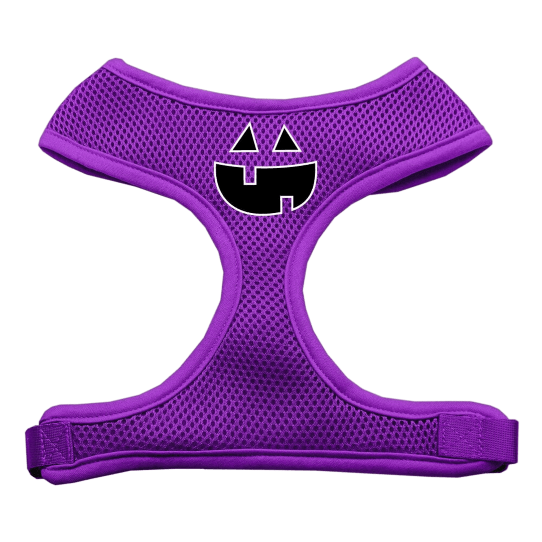 Halloween Collection - USA Printed Mesh Dog Harness - Pumpkin Face