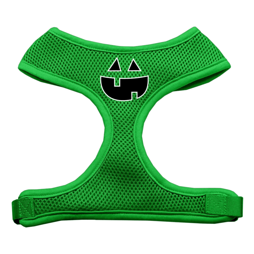 Halloween Collection - USA Printed Mesh Dog Harness - Pumpkin Face