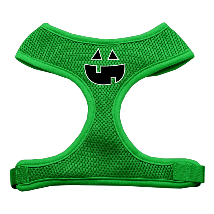 Halloween Collection - USA Printed Mesh Dog Harness - Pumpkin Face