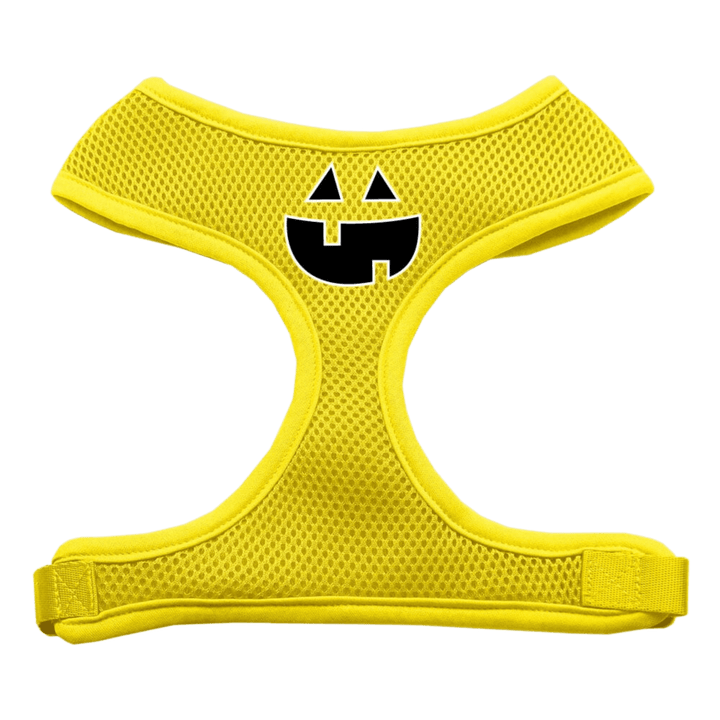 Halloween Collection - USA Printed Mesh Dog Harness - Pumpkin Face