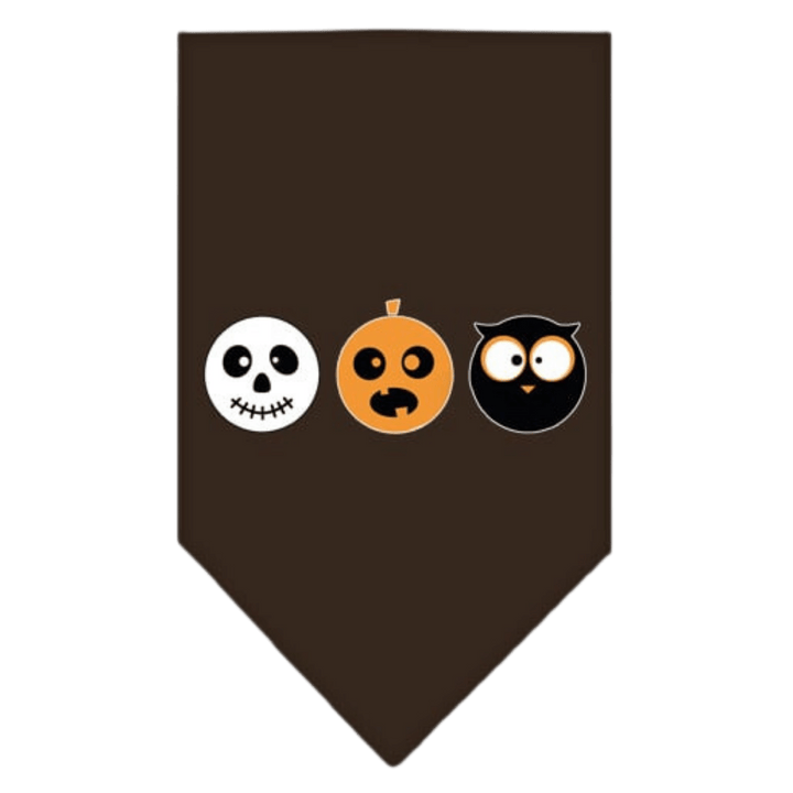 Halloween Collection - USA Printed Bandana - Spooky Trio in Assorted Colors