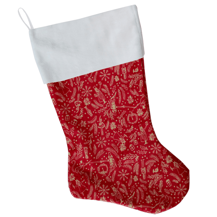 Christmas Collection  - USA Made Stocking - Holiday Whimsy