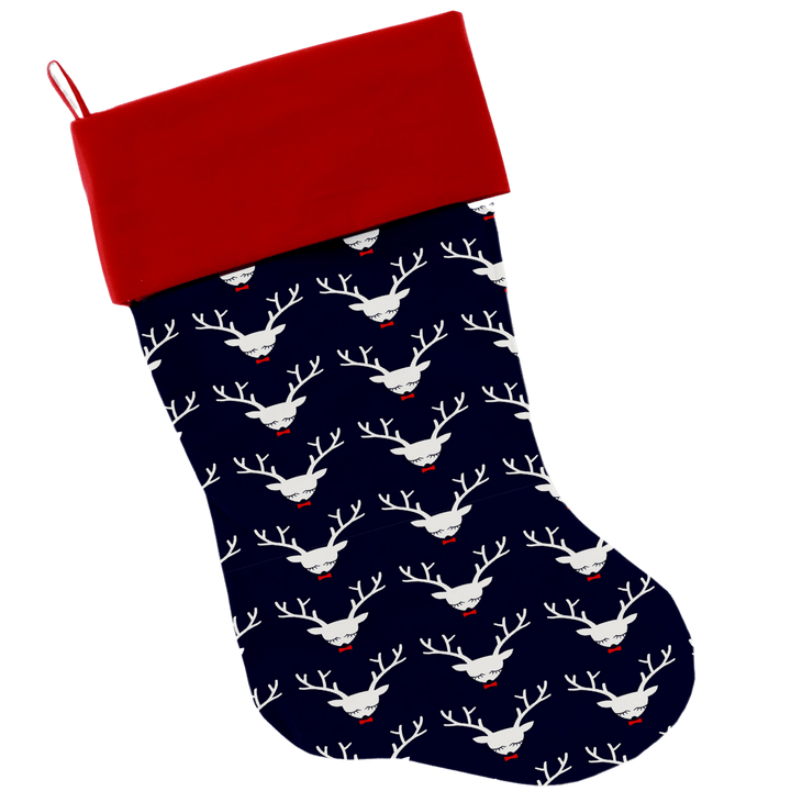 Christmas Collection  - USA Made Stocking - Classic Reindeer
