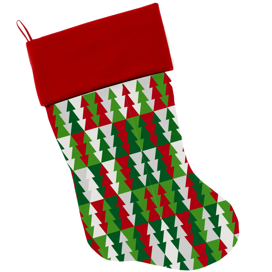 Christmas Collection  - USA Made Stocking - Classy Trees