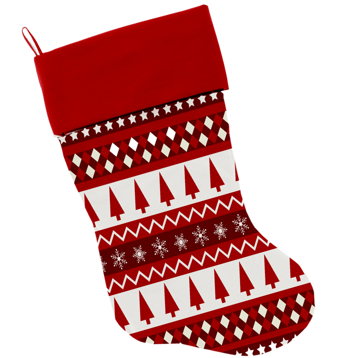 Christmas Collection  - USA Made Stocking - Classic Red