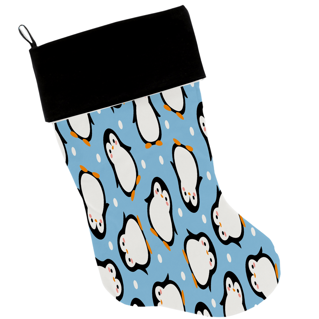 Christmas Collection  - USA Made Stocking - Penguin Fun