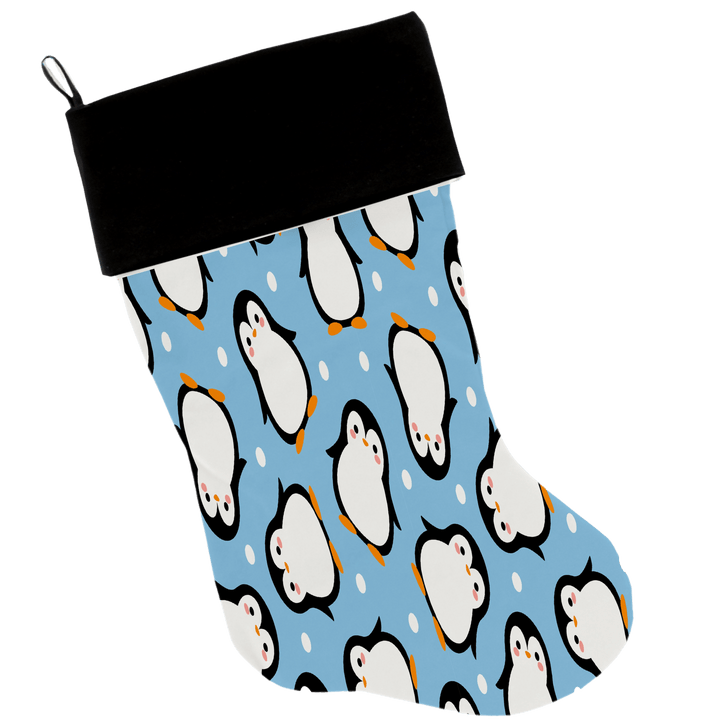 Christmas Collection  - USA Made Stocking - Penguin Fun