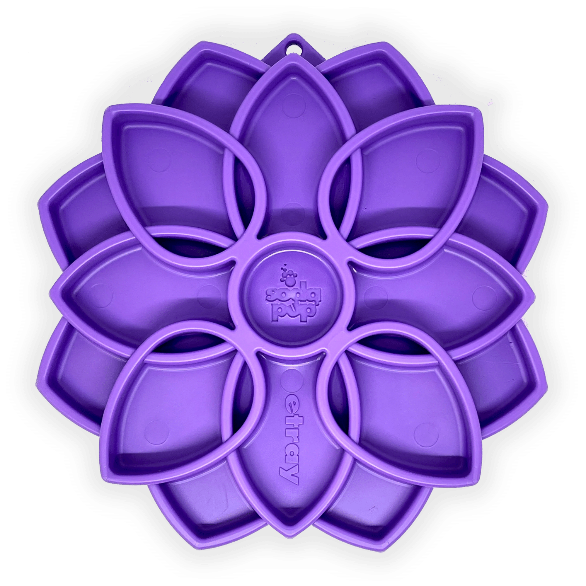 eTray Enrichment Slow Feeder Tray - Mandala Edition - Assorted Colors