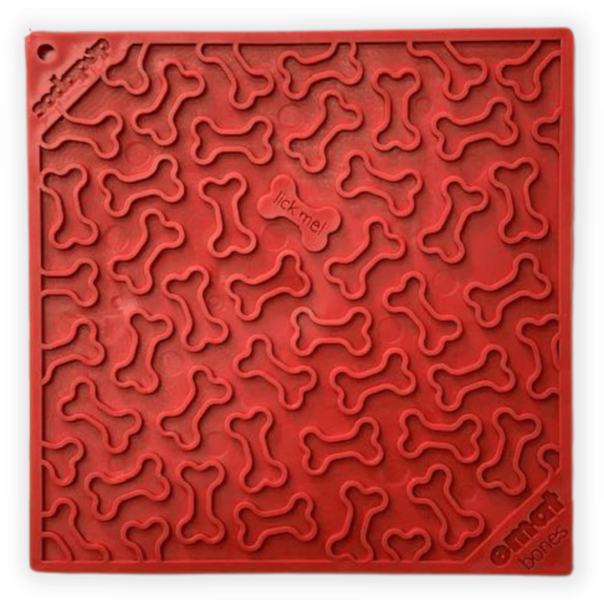 eMat Enrichment Lick Mat - Bones Edition - Assorted Colors