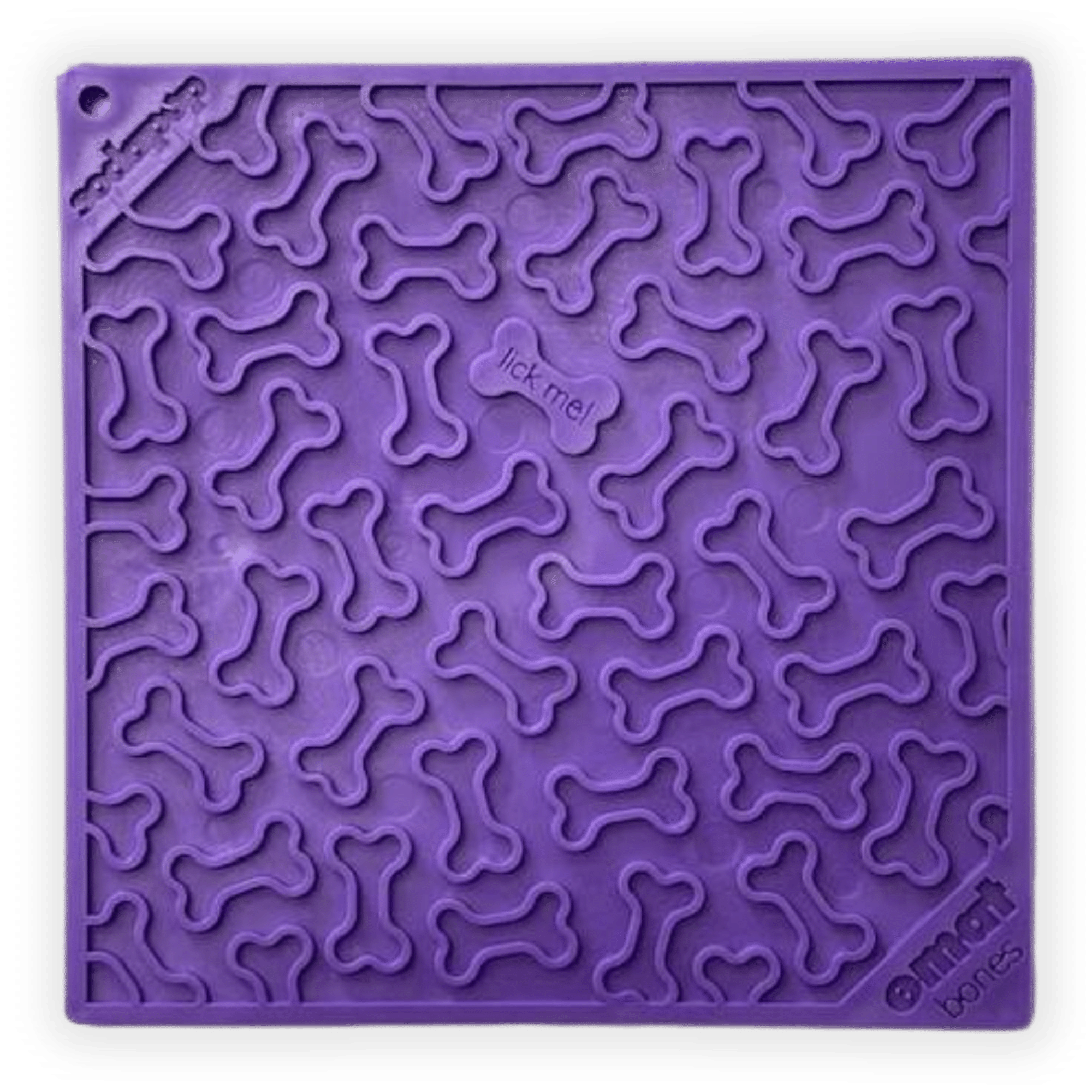 eMat Enrichment Lick Mat - Bones Edition - Assorted Colors