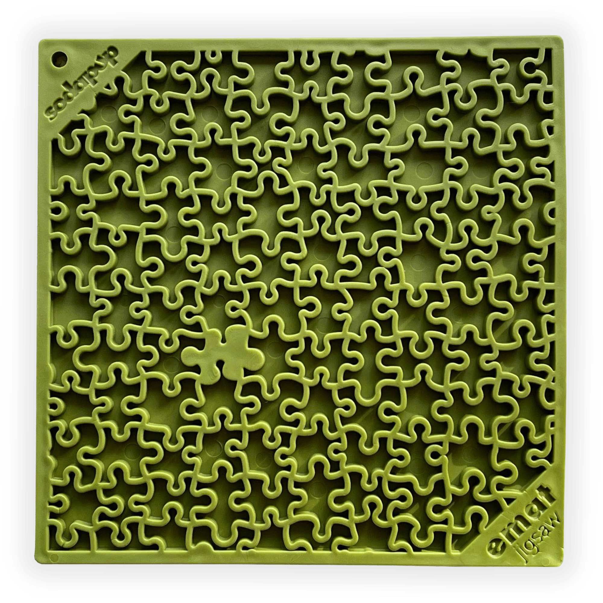 eMat Enrichment Lick Mat - Jigsaw Puzzle Edition - Assorted Colors