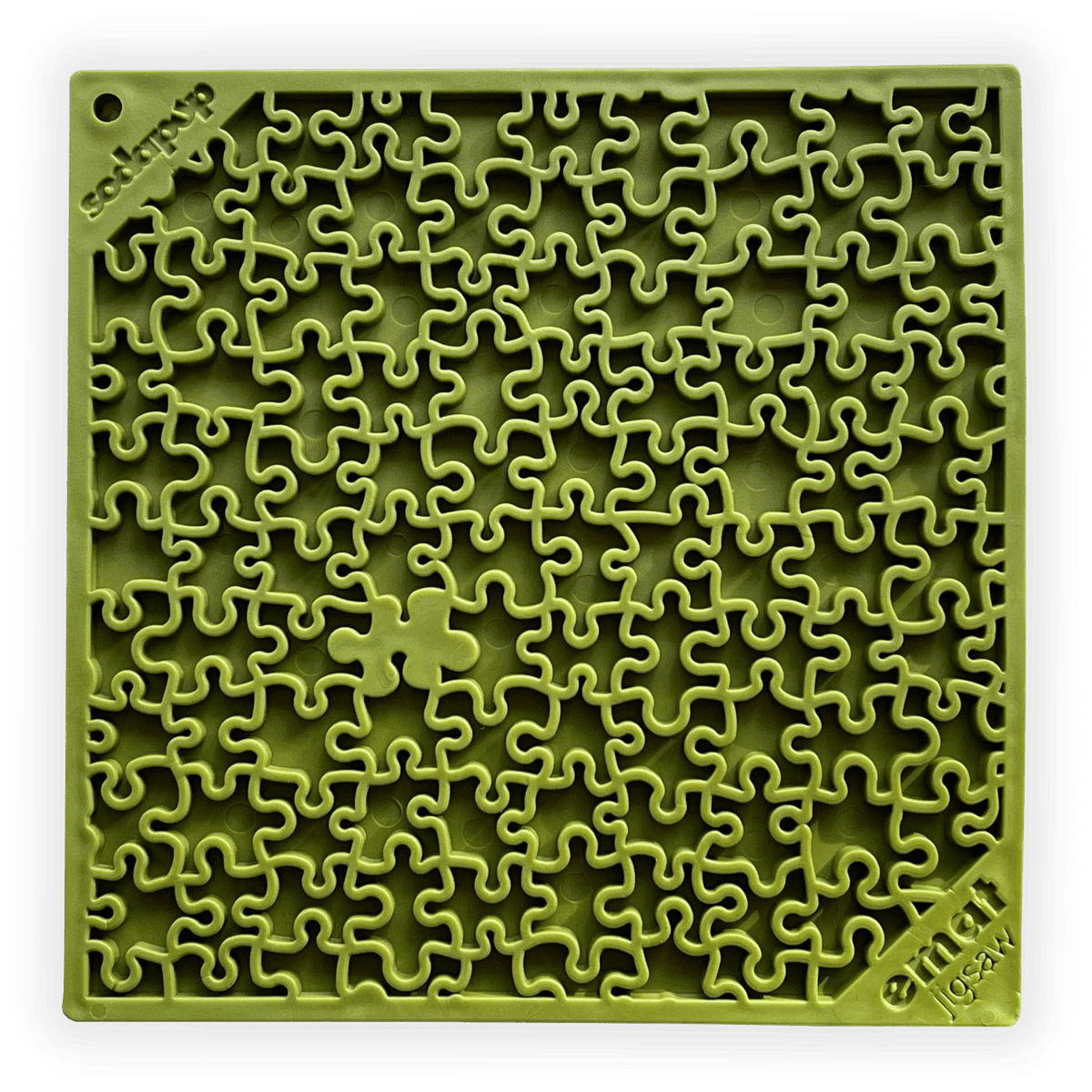 eMat Enrichment Lick Mat - Jigsaw Puzzle Edition - Assorted Colors