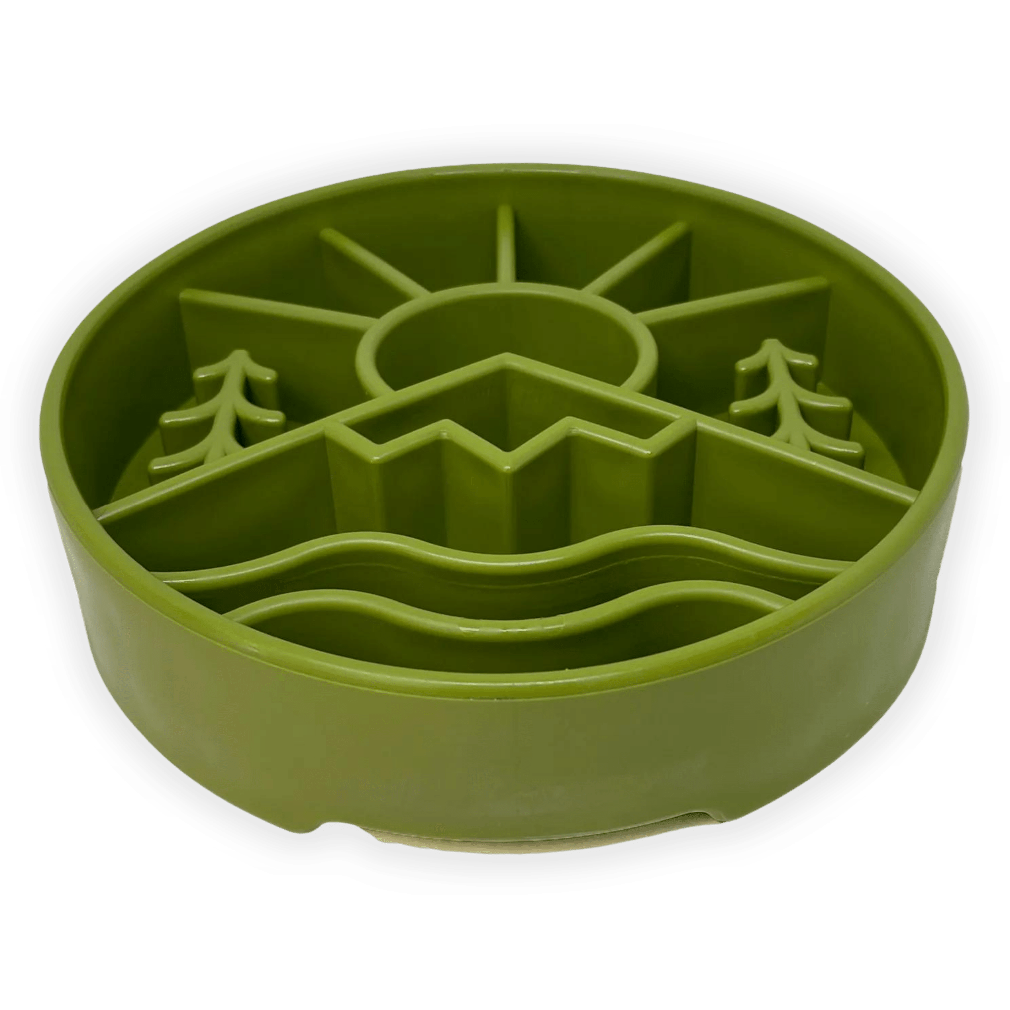 eBowl Enrichment Slow Feeder Bowl - Great Outdoors Edition - Assorted Colors