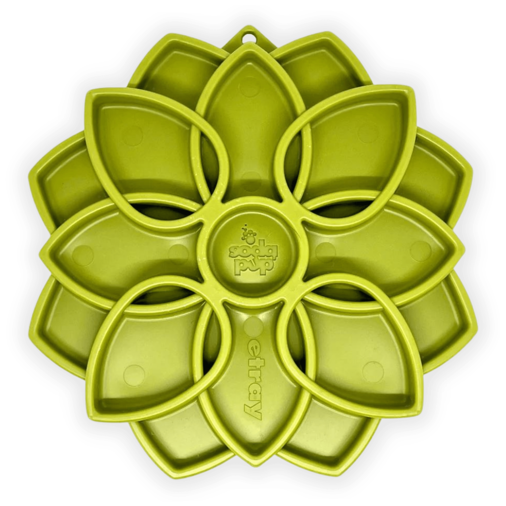 eTray Enrichment Slow Feeder Tray - Mandala Edition - Assorted Colors