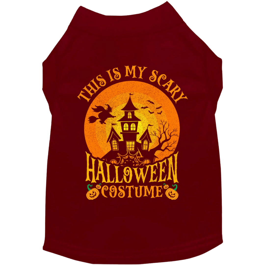 Product image, USA printed dog or cat Halloween shirt. 