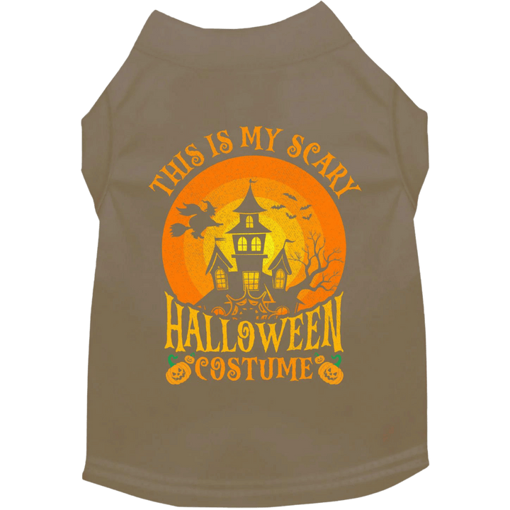 Product image, USA printed dog or cat Halloween shirt. 