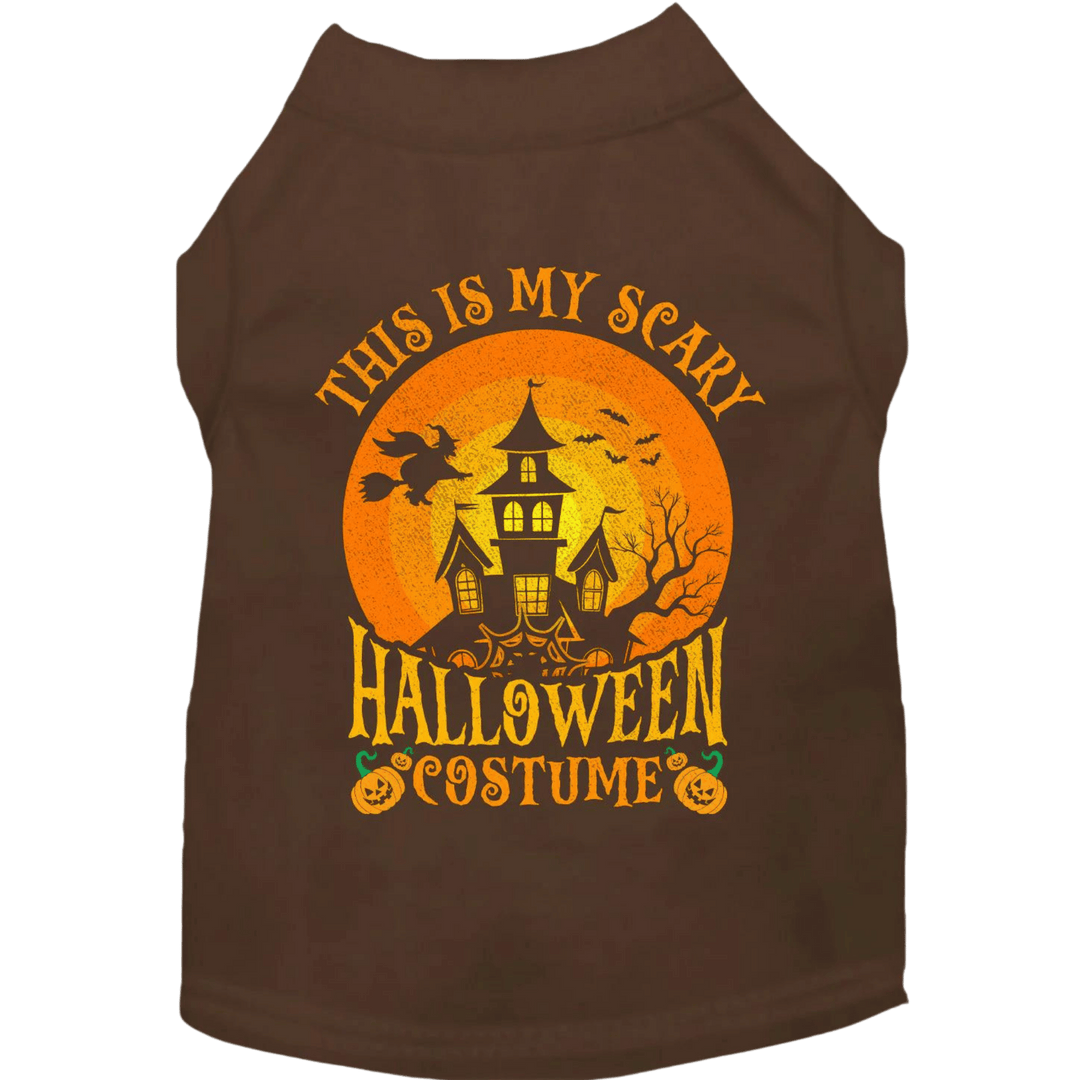 Product image, USA printed dog or cat Halloween shirt. 