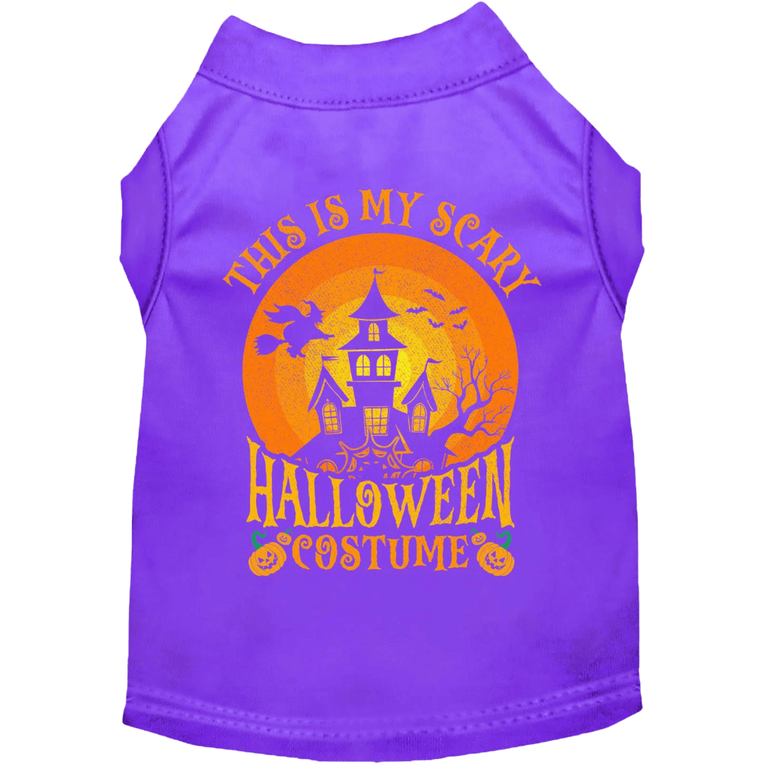 Product image, USA printed dog or cat Halloween shirt. 