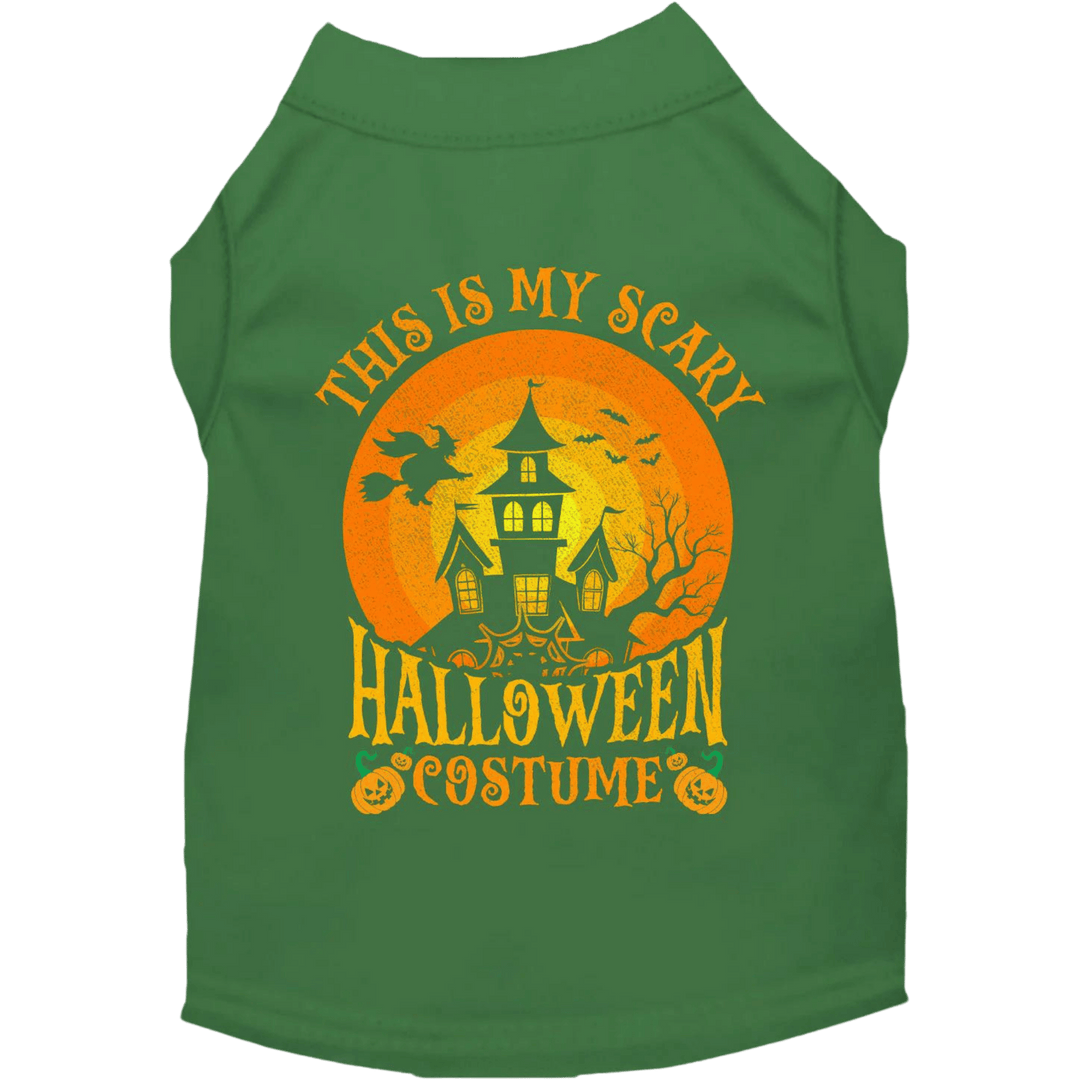 Product image, USA printed dog or cat Halloween shirt. 