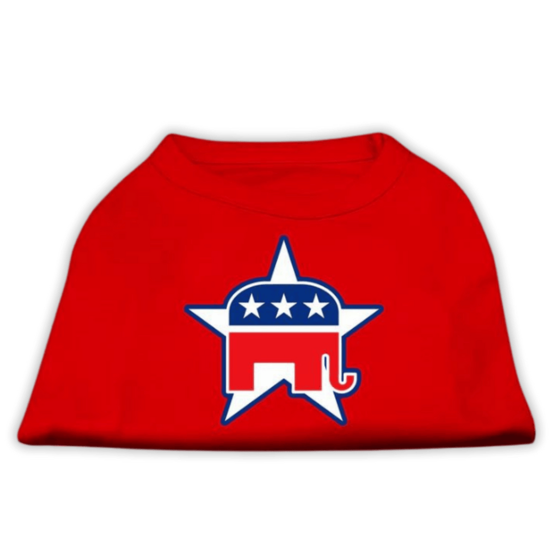 USA Printed Pet T-Shirt - Republican - Assorted Colors