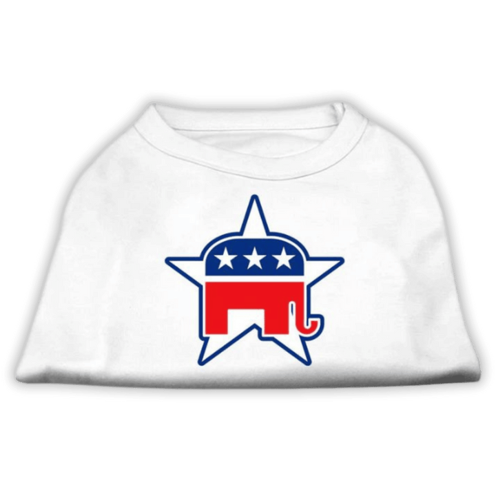 USA Printed Pet T-Shirt - Republican - Assorted Colors