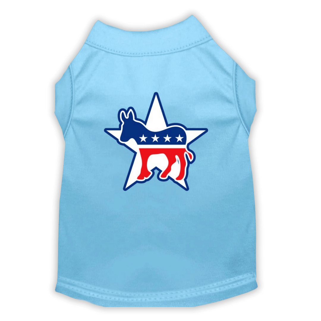 USA Printed Pet T-Shirt - Democrat - Assorted Colors