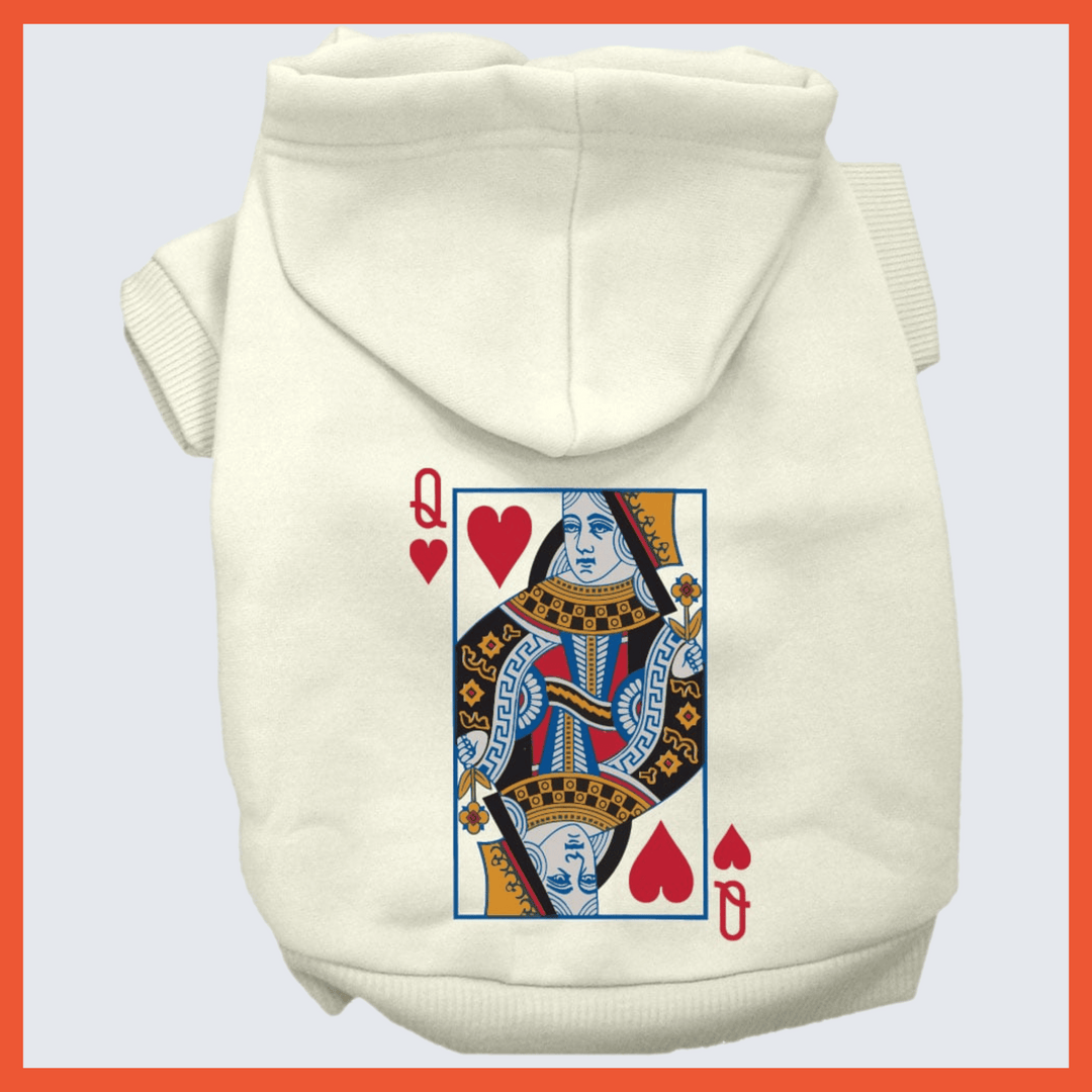 USA Printed Pet Costume Hoodie - Queen of Hearts