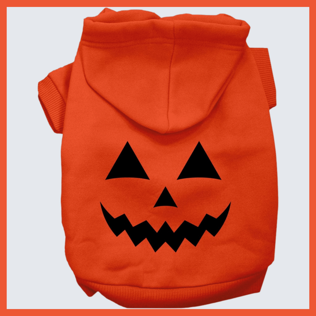 Halloween Collection - USA Printed Pet Costume Hoodie - Mr Pumpkin Face