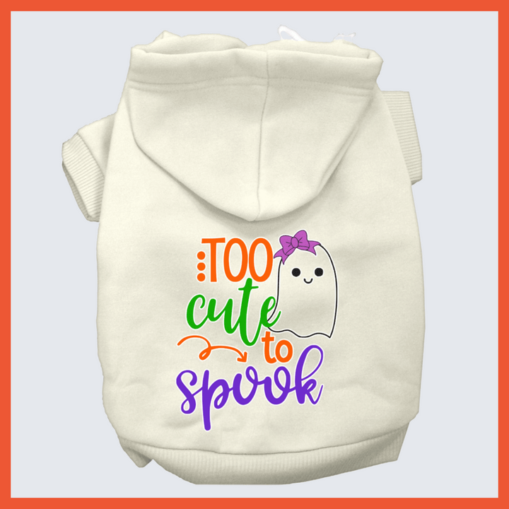 Halloween Collection - USA Printed Pet Hoodie - Too Cute - Assorted Colors