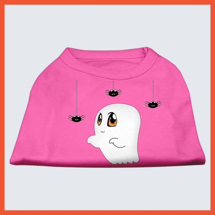 Halloween Collection - USA Printed Pet T-Shirt - Sammy the Ghost - Assorted Colors