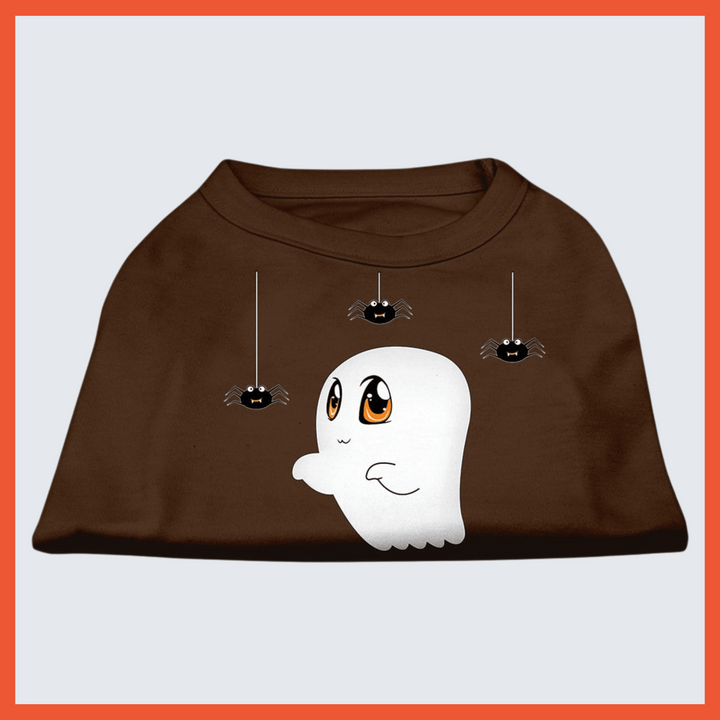 Halloween Collection - USA Printed Pet T-Shirt - Sammy the Ghost - Assorted Colors