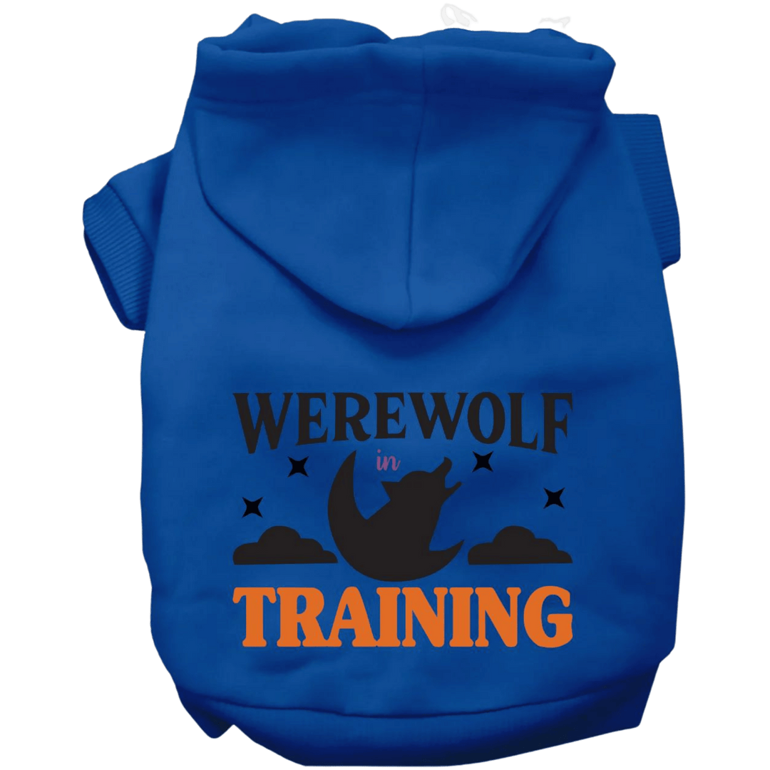 Product image, USA printed dog or cat Halloween hoodie. 