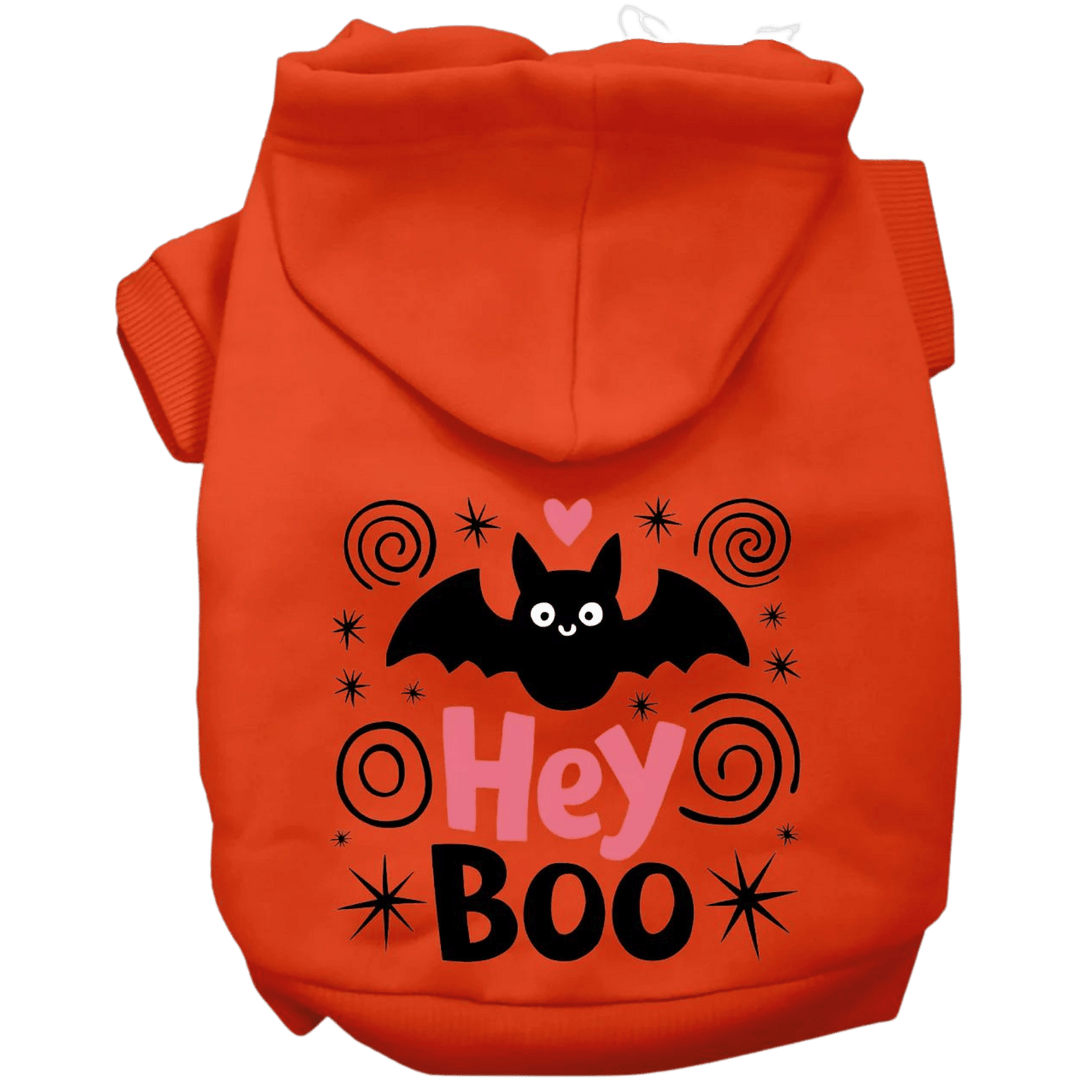 Product image, USA printed dog or cat Halloween hoodie. 