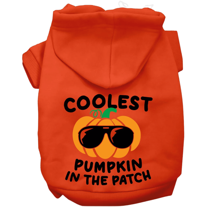 Halloween Collection - USA Printed Pet Hoodie - Coolest Pumpkin