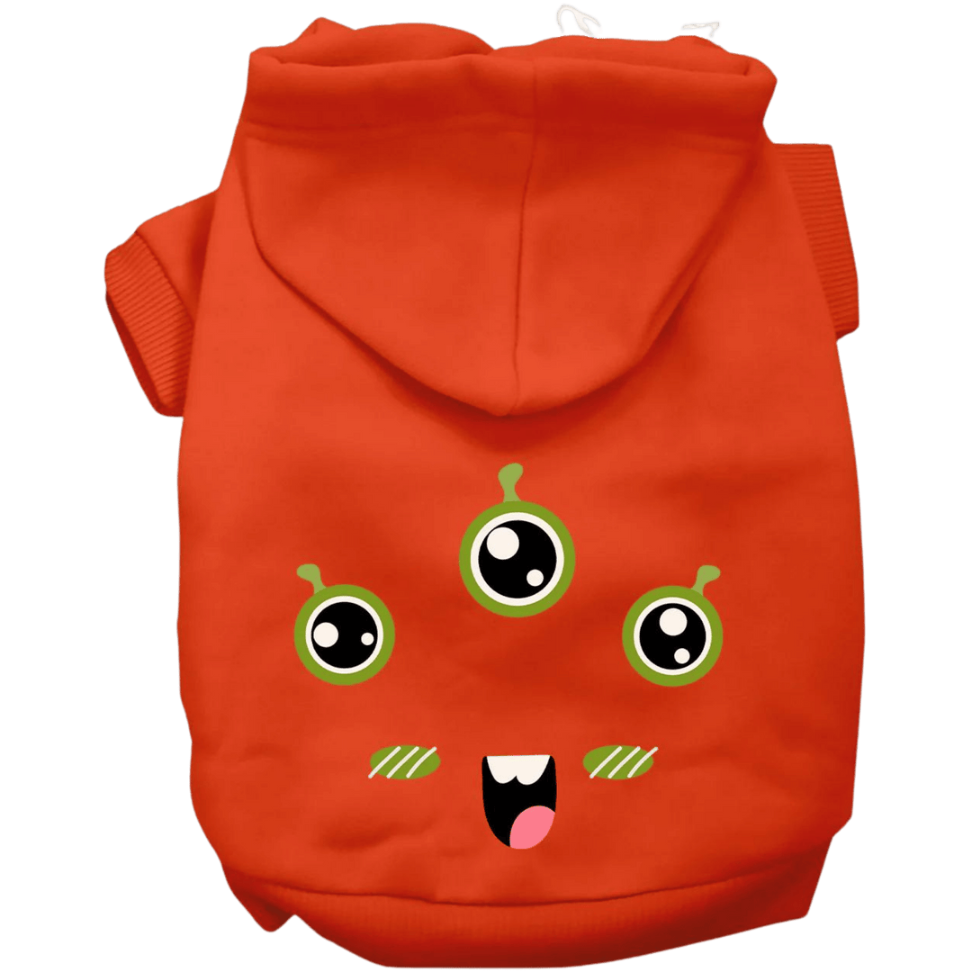 Product image, USA printed dog or cat Halloween hoodie. 