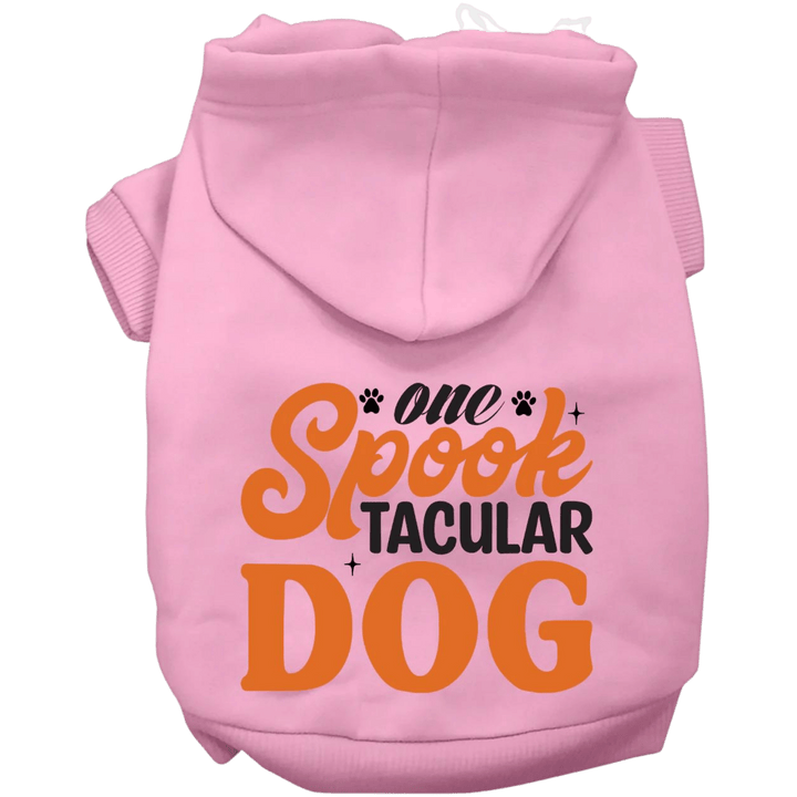 Product image, USA printed dog or cat Halloween hoodie. 