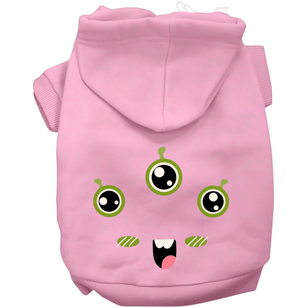 Product image, USA printed dog or cat Halloween hoodie. 