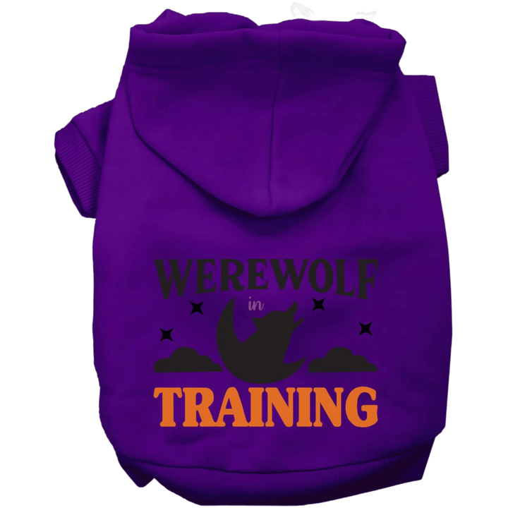 Product image, USA printed dog or cat Halloween hoodie. 