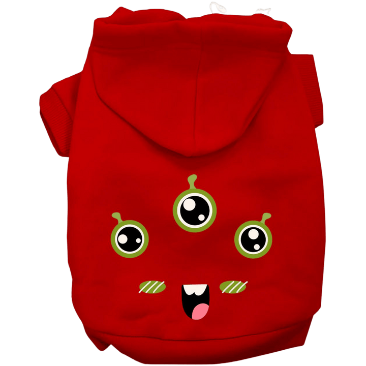 Product image, USA printed dog or cat Halloween hoodie. 