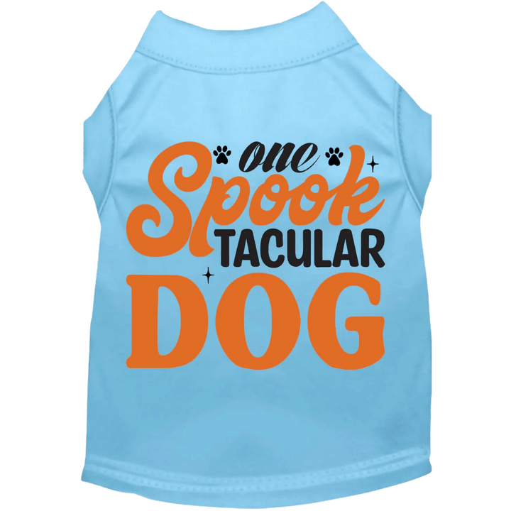 Product image, USA printed dog or cat Halloween shirt. 