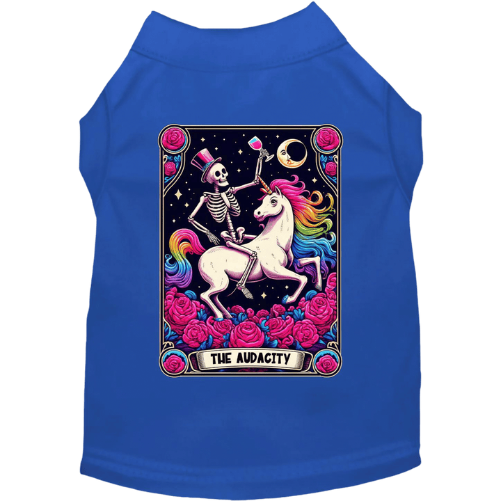 Product image, USA printed dog or cat Halloween shirt. 