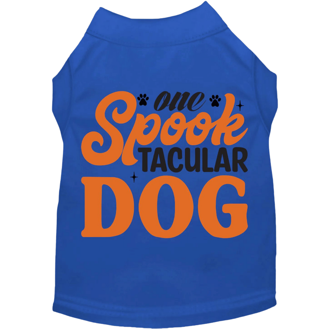 Product image, USA printed dog or cat Halloween shirt. 