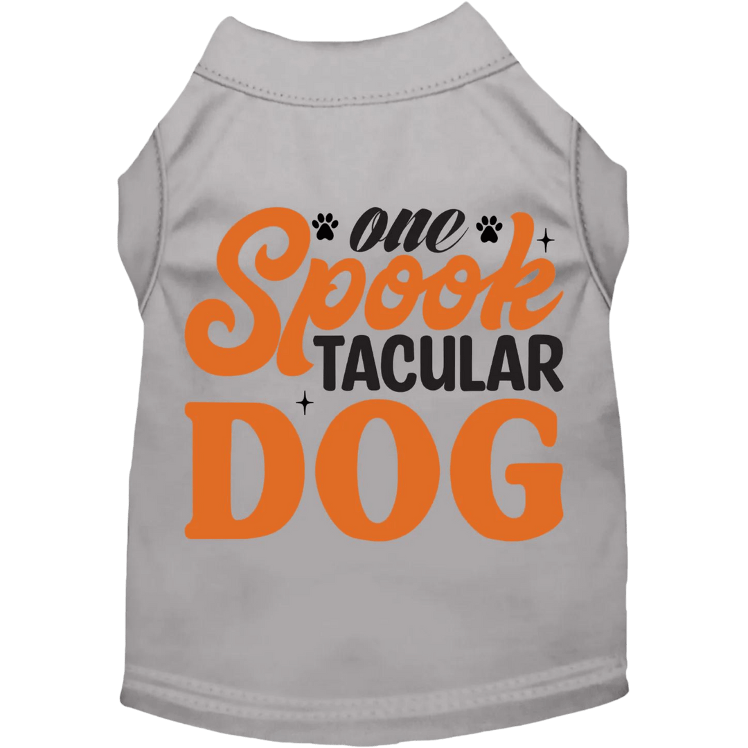 Product image, USA printed dog or cat Halloween shirt. 