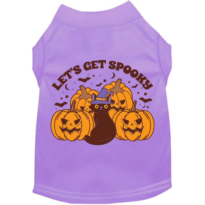 Product image, USA printed dog or cat Halloween shirt. 