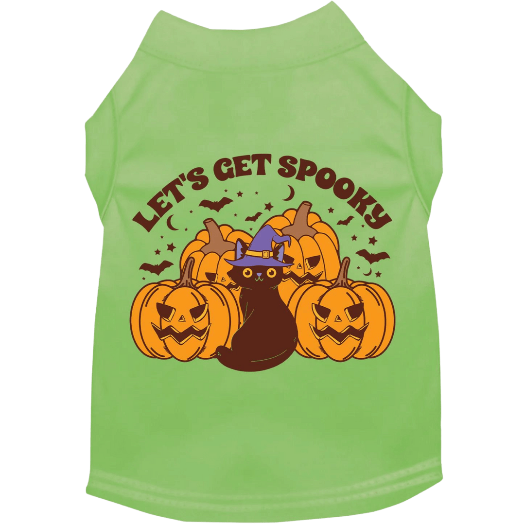 Product image, USA printed dog or cat Halloween shirt. 